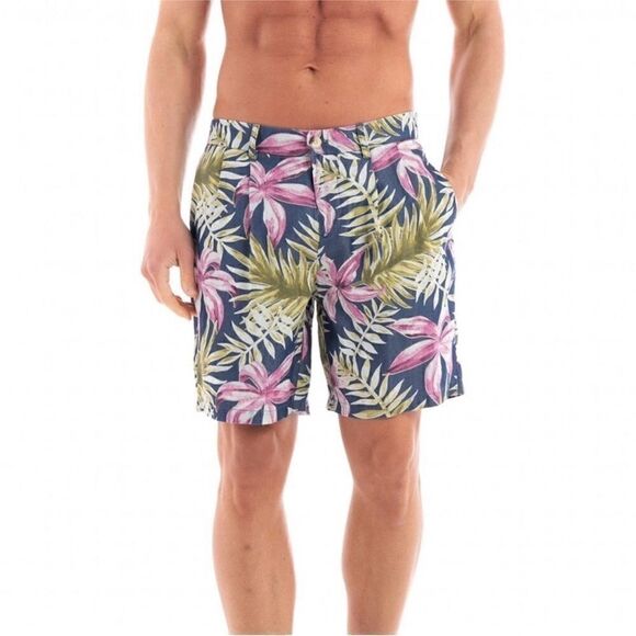 Scotch & Soda NWT Men's Twilt Tropical Print Loose Fit Shorts, Size 28 - Picture 1 of 6
